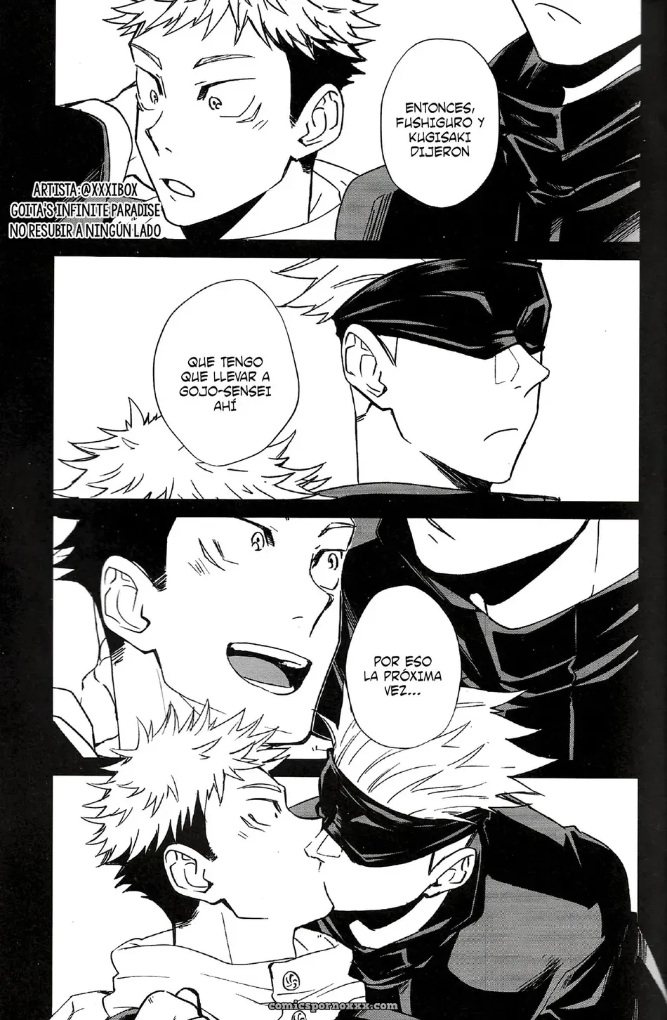 Please, Kiss me – Jujutsu Kaisen Gay - Página 4