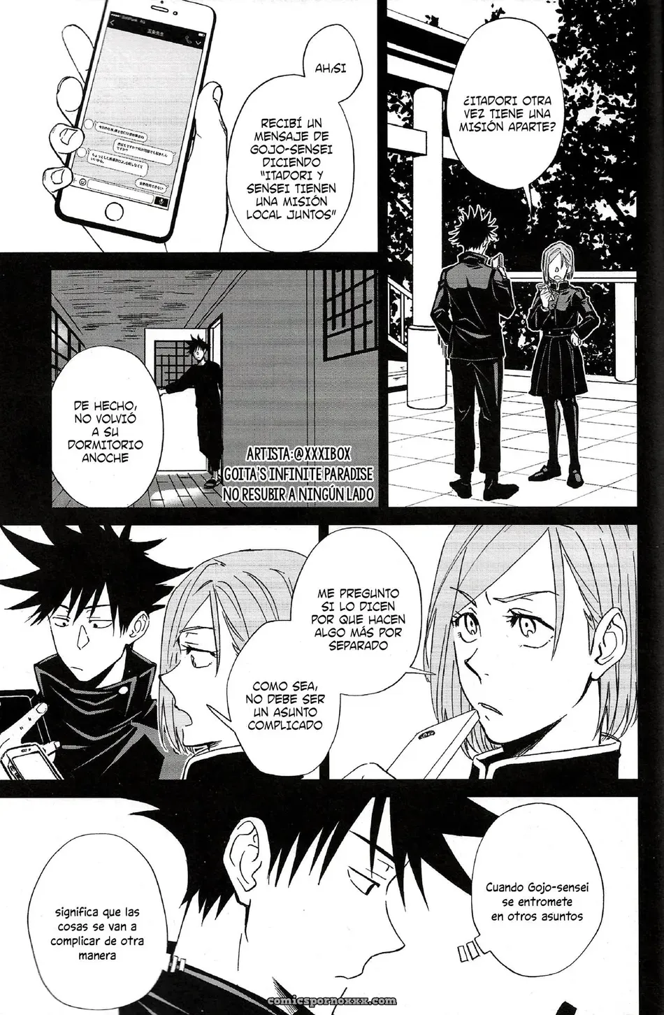 Please, Kiss me – Jujutsu Kaisen Gay - Página 42