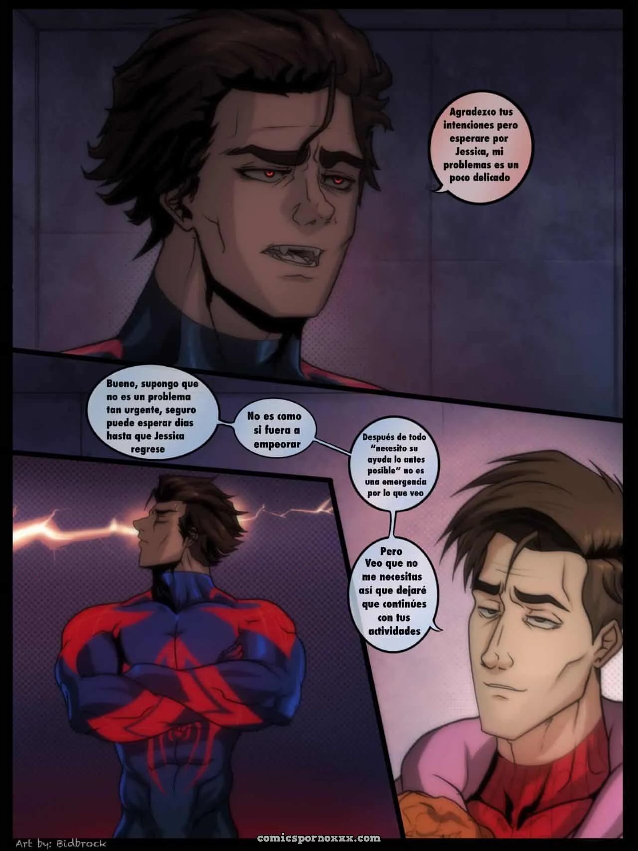 Un Pequeño Problema (Spiderman – Bidbrock) - Página 5