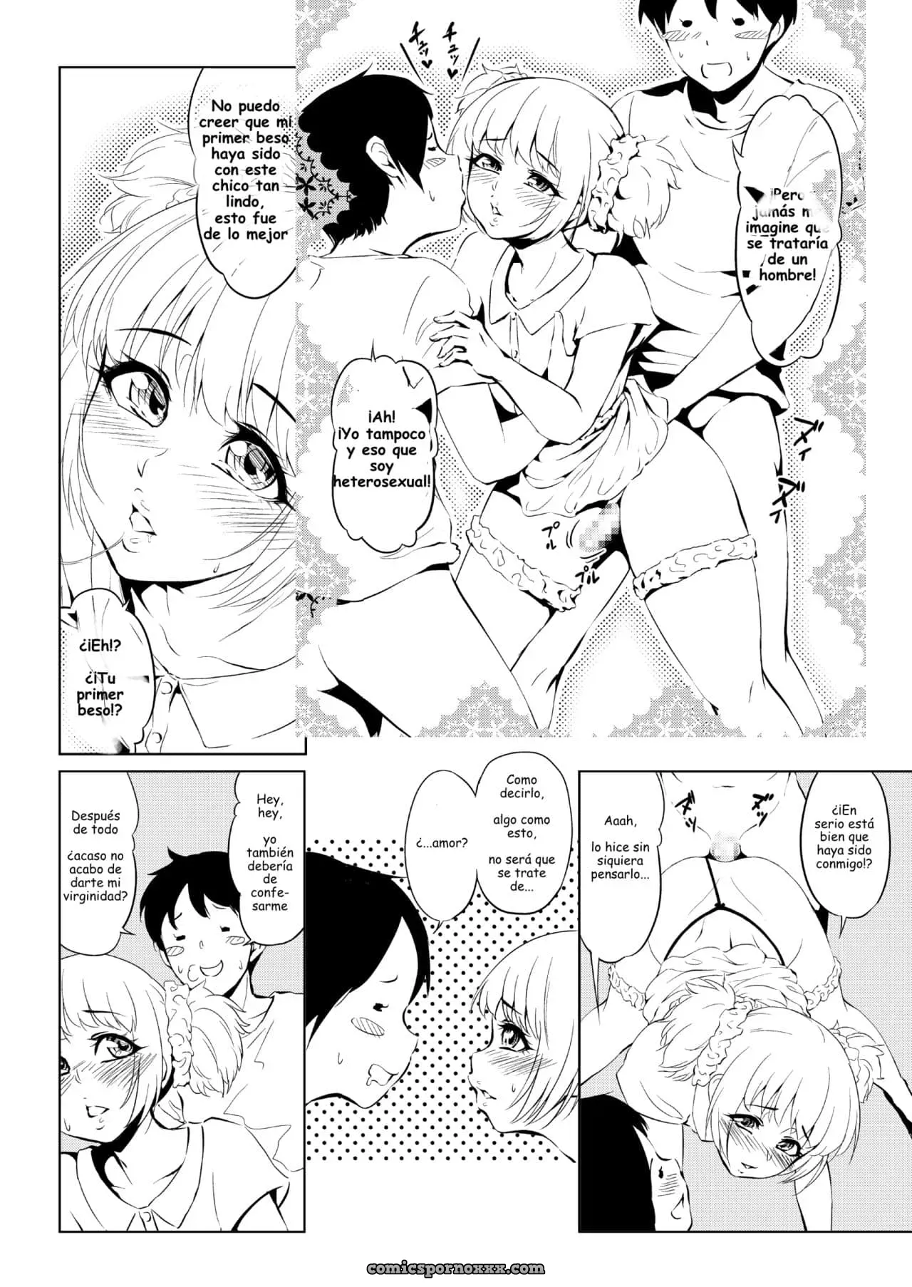 [Zenra Qq] Bitch Ga Tooru ( Yaoi) - Página 4