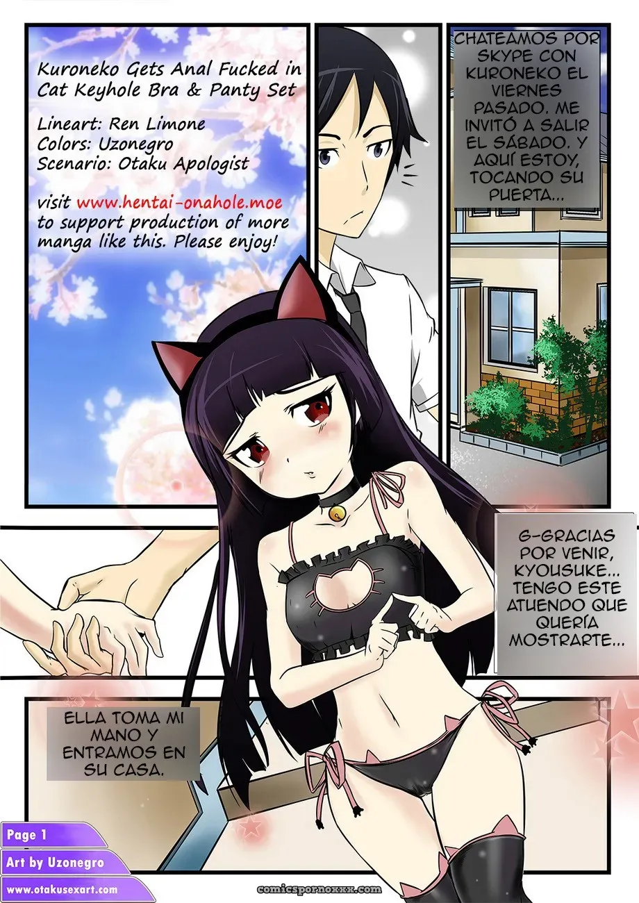 Kuroneko Obtiene Follada Anal - Página 1
