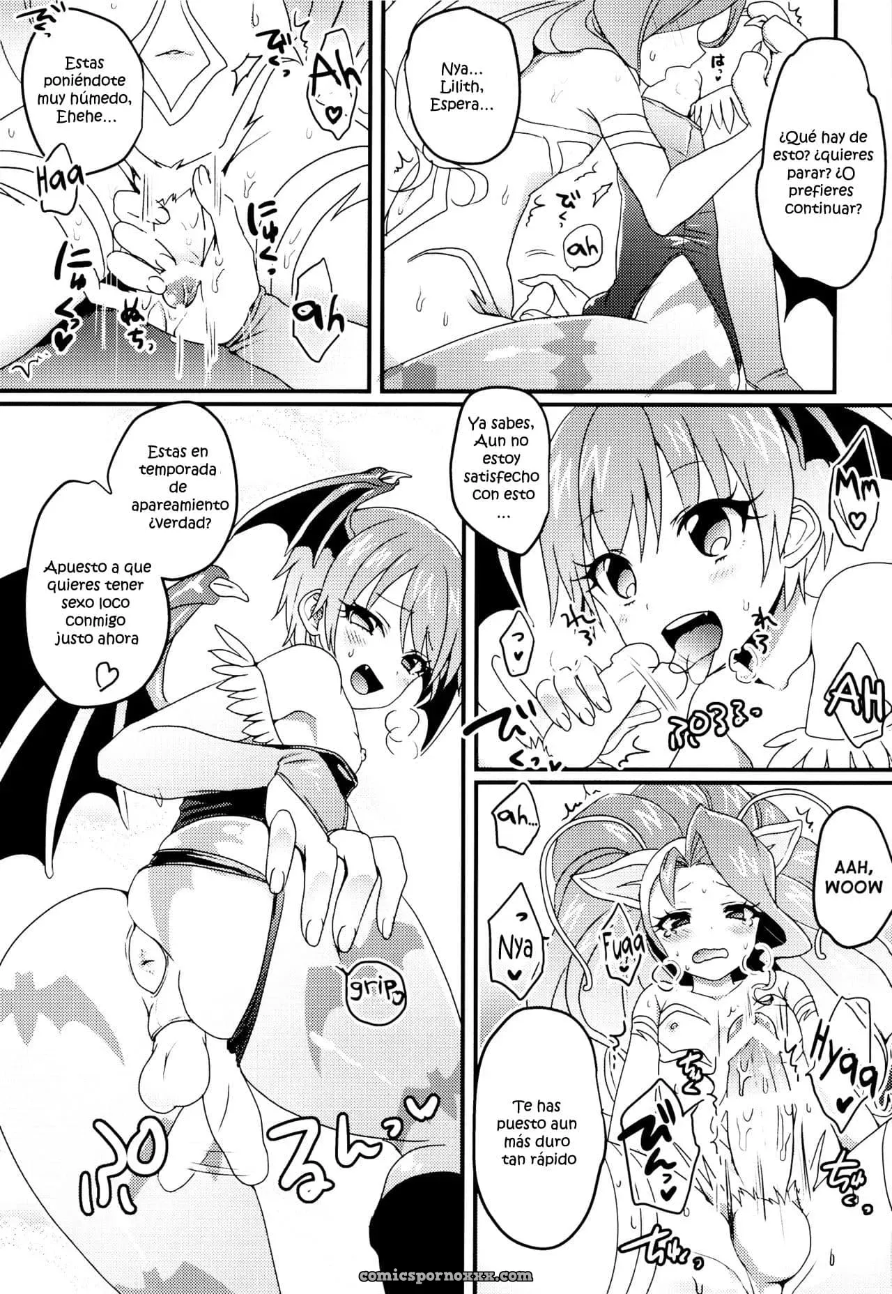 Lilith-kun To Nenneko Shimasho – Felicia-kun To Issho (Darkstalkers) - Página 8