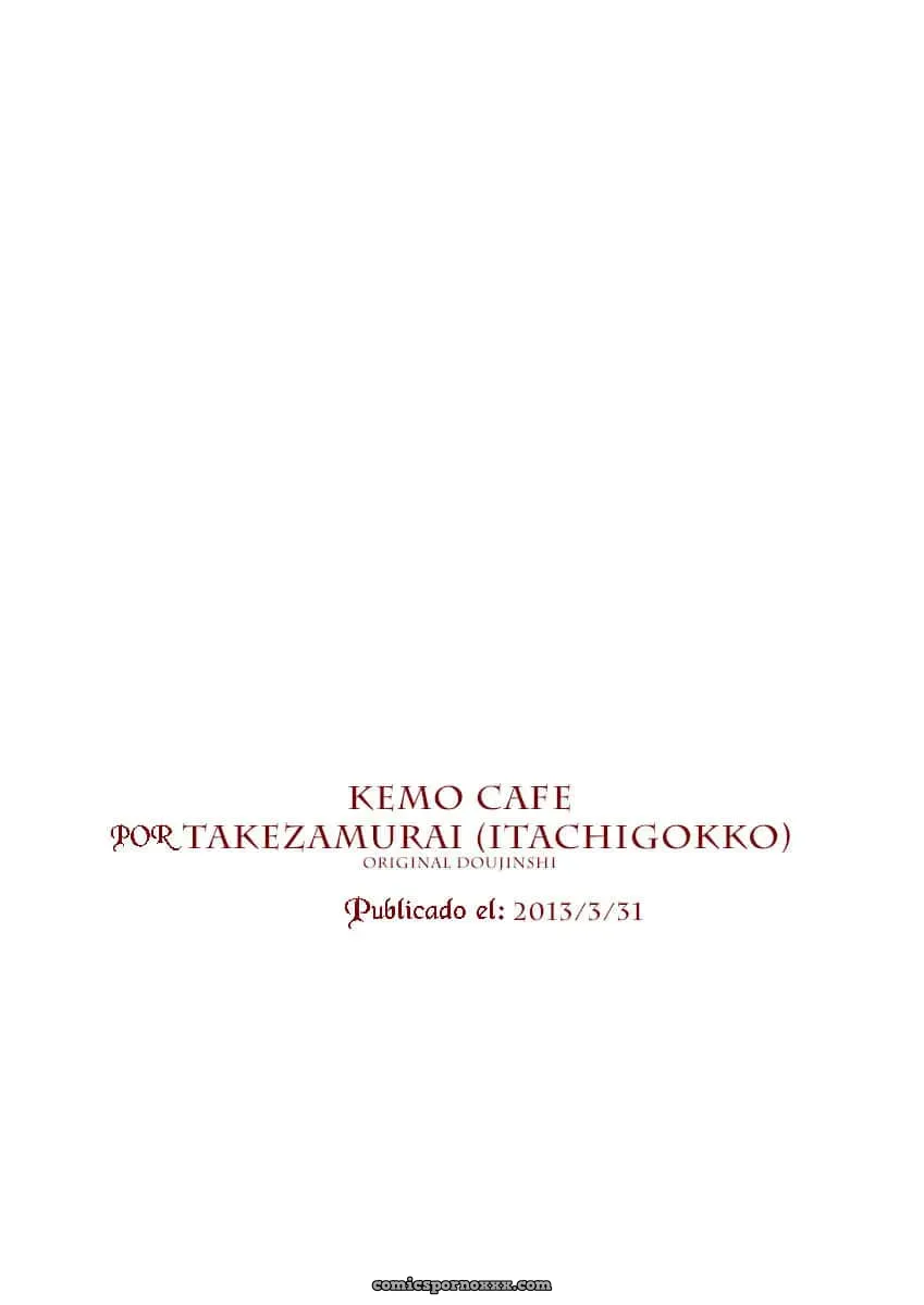 [Itachi Gokko (Takezamurai)] Kemo Cafe - Página 2
