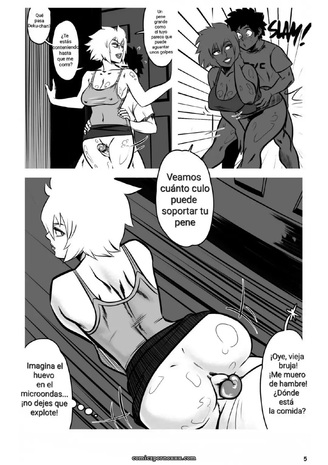 My Booty Hero_ Bombshell Baku-mom (Mizaru-sketch) - Página 6