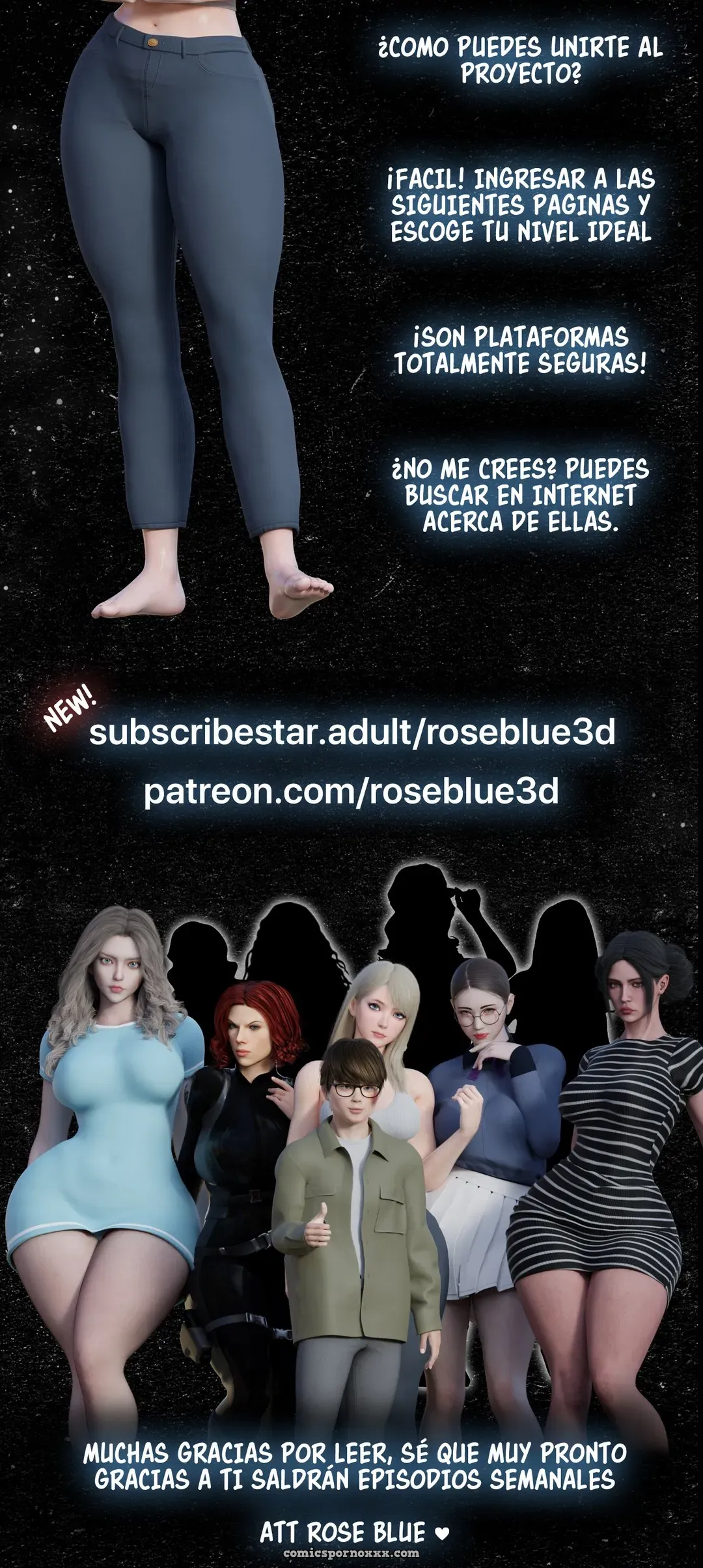 My Neighbor’s Widow #6 – Roseblue3d - Página 91