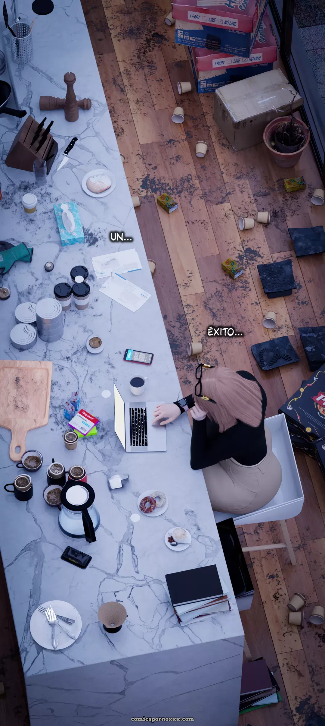 My Neighbor’s Widow #14 – Roseblue3d - Página 8