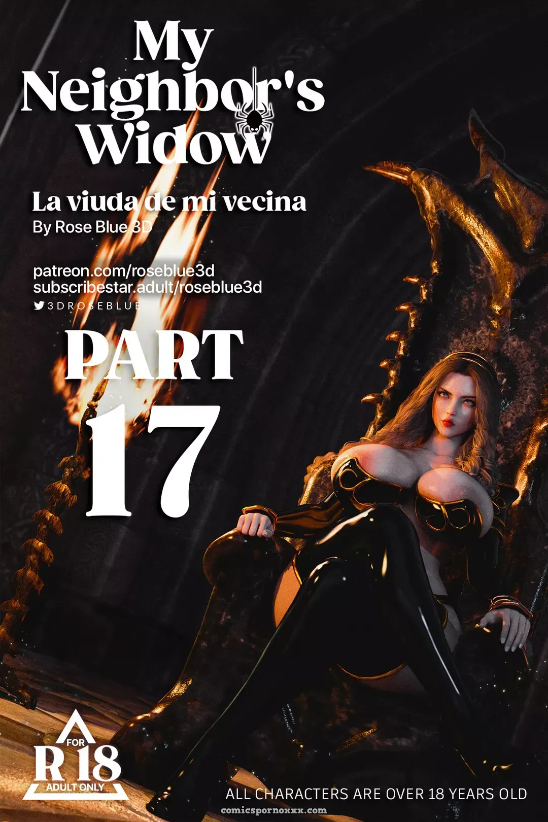 My Neighbor’s Widow #17 – Roseblue3d - Página 1