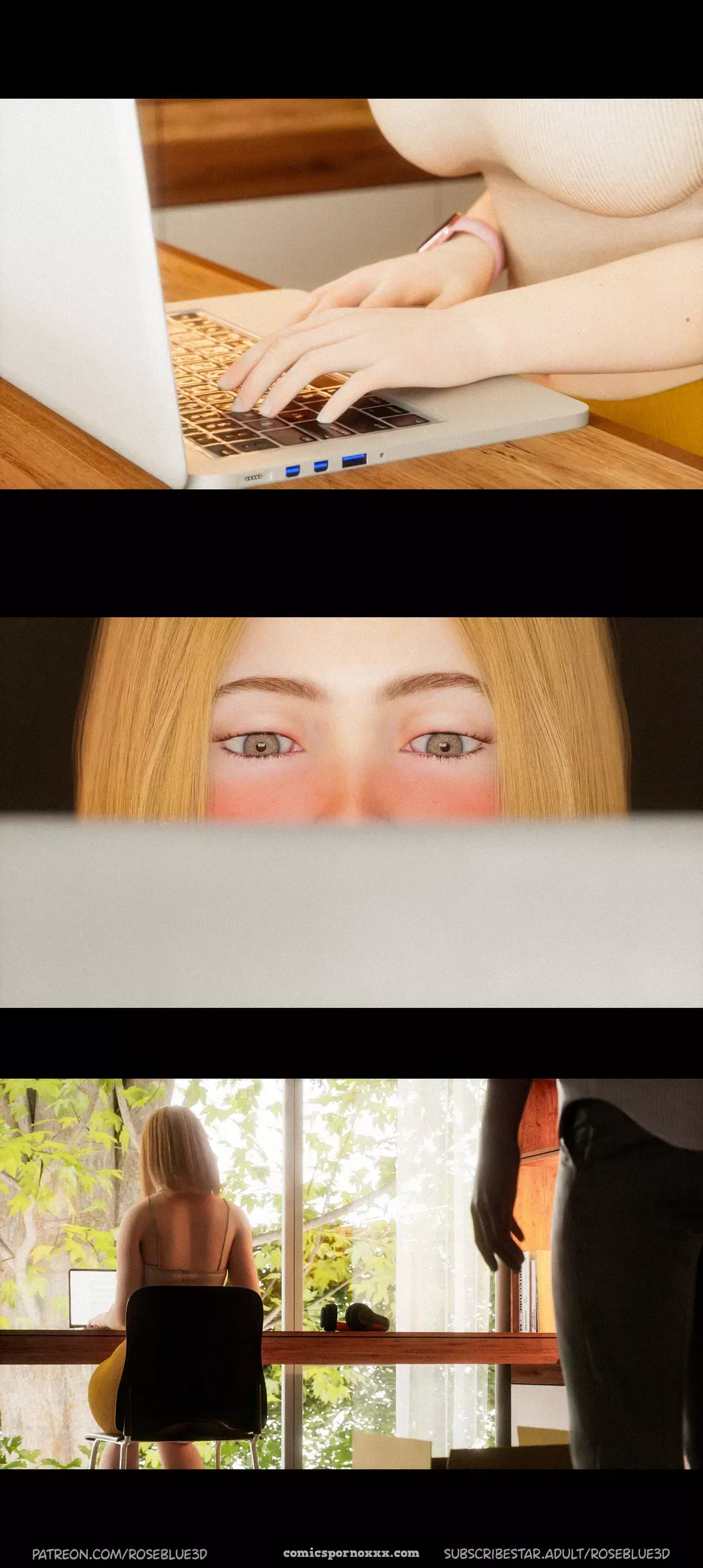 My Neighbor’s Widow #21 – Roseblue3d - Página 4