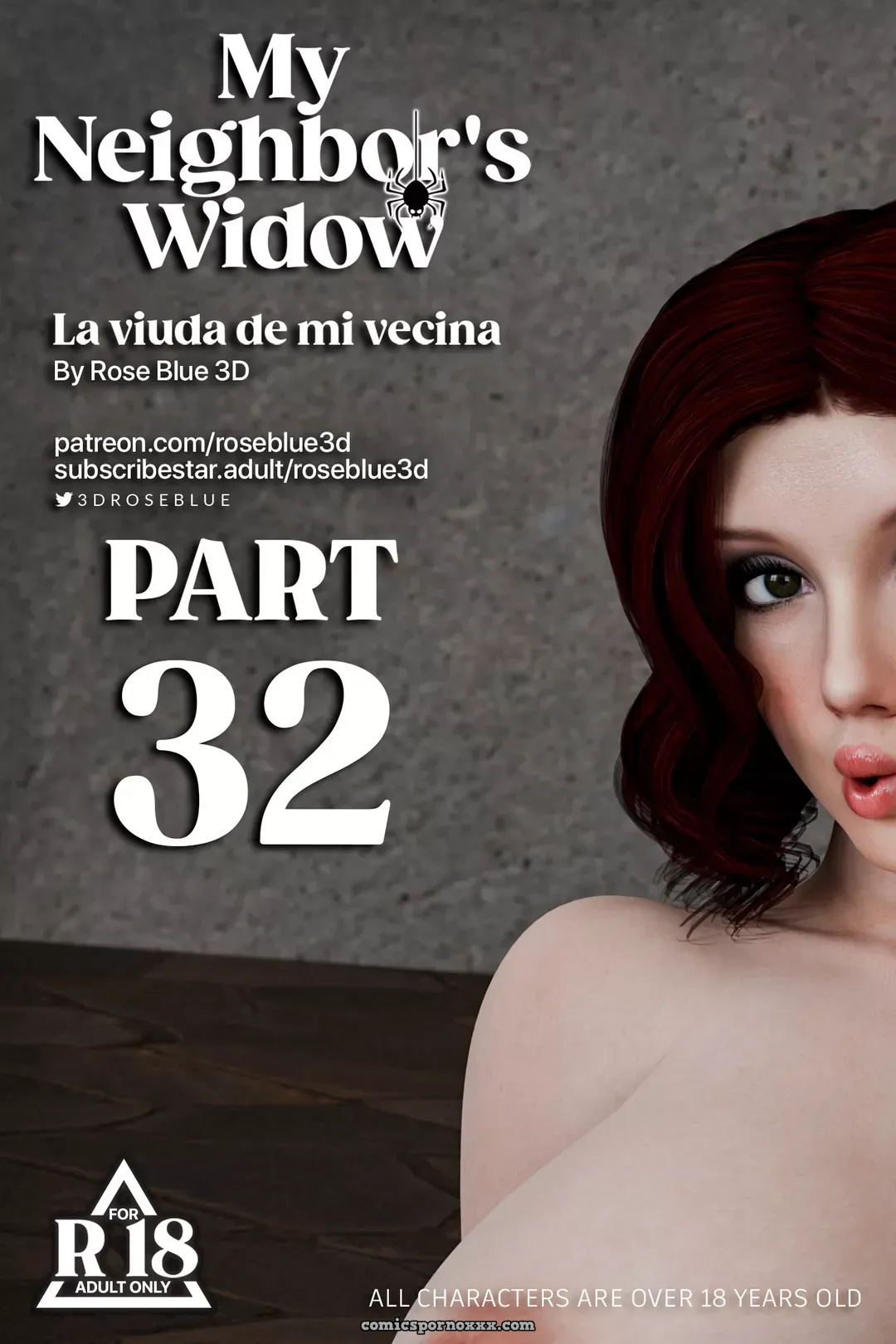 My Neighbor’s Widow #32 – Roseblue3d - Página 1