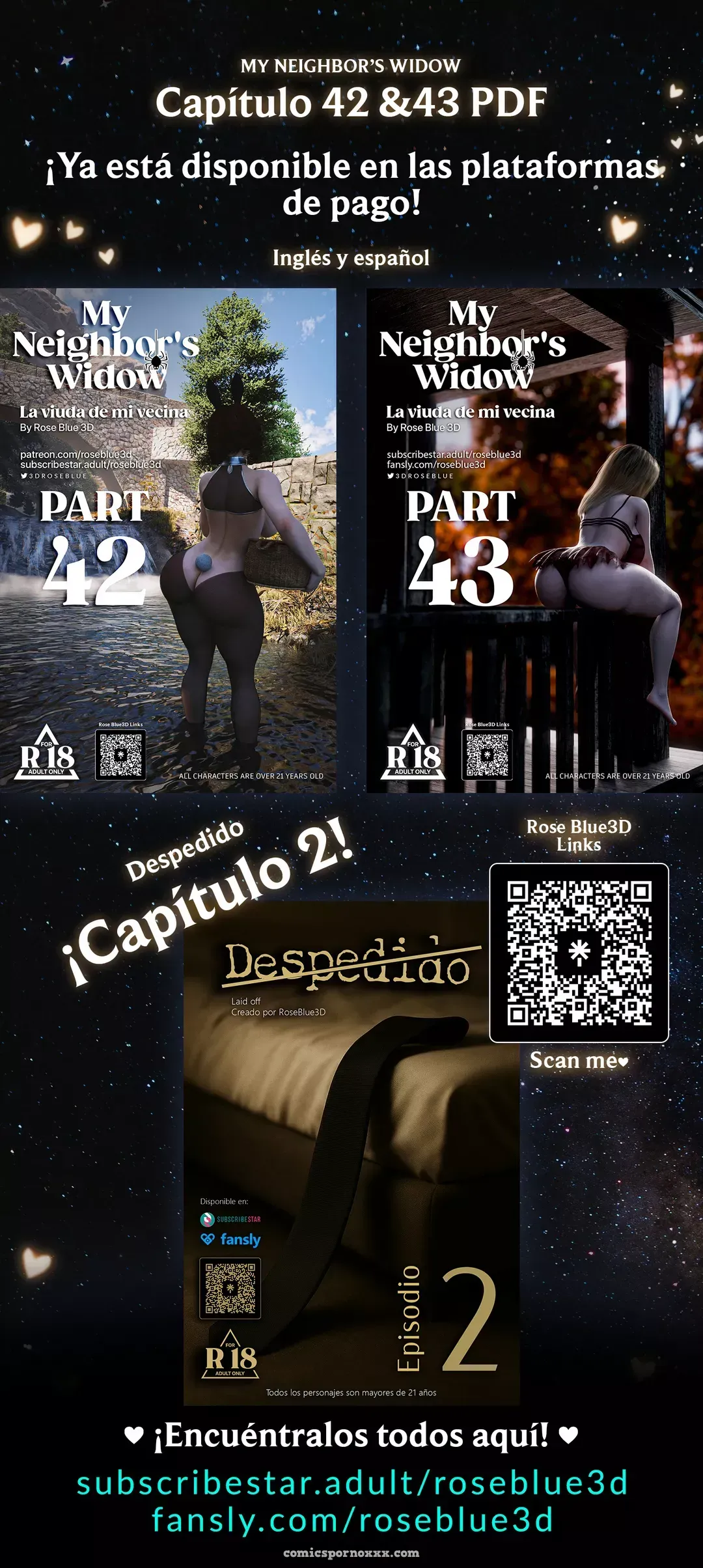 My Neighbor’s Widow #41 – Roseblue3d - Página 108