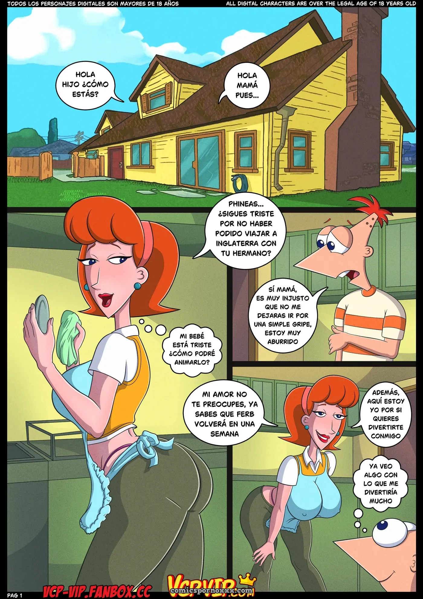 Phineas Y Ferb: Vision De Rayos Xxx (Majin King) - Página 2