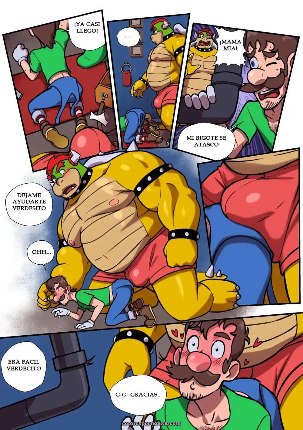 Plumbing The Plumber (Super Mario Bros Gay) - Página 5