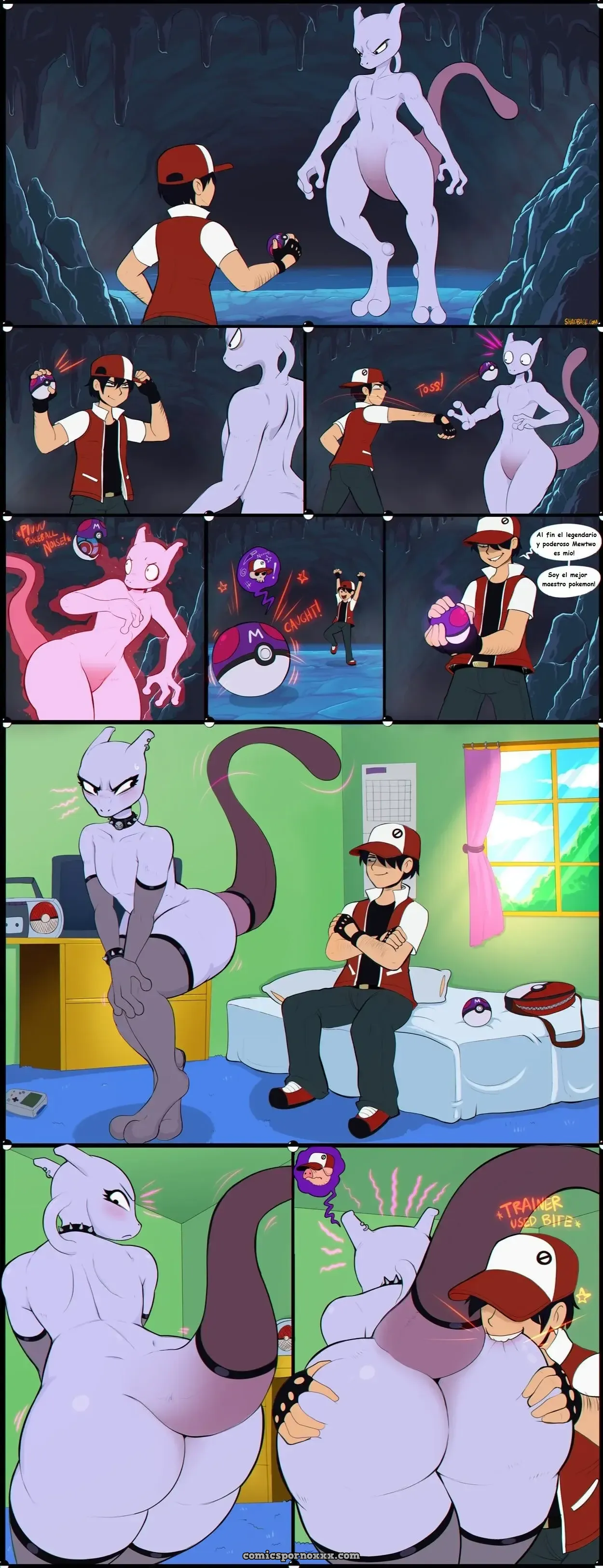 Ash Ketchum Folla Por El Culo A Mewtwo (Gay) - Página 1