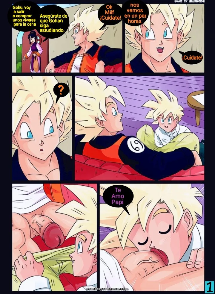 Study Break (Goku x Gohan) - Página 2