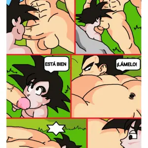 Vegeta Saborea El Culo de Goten - Página 4