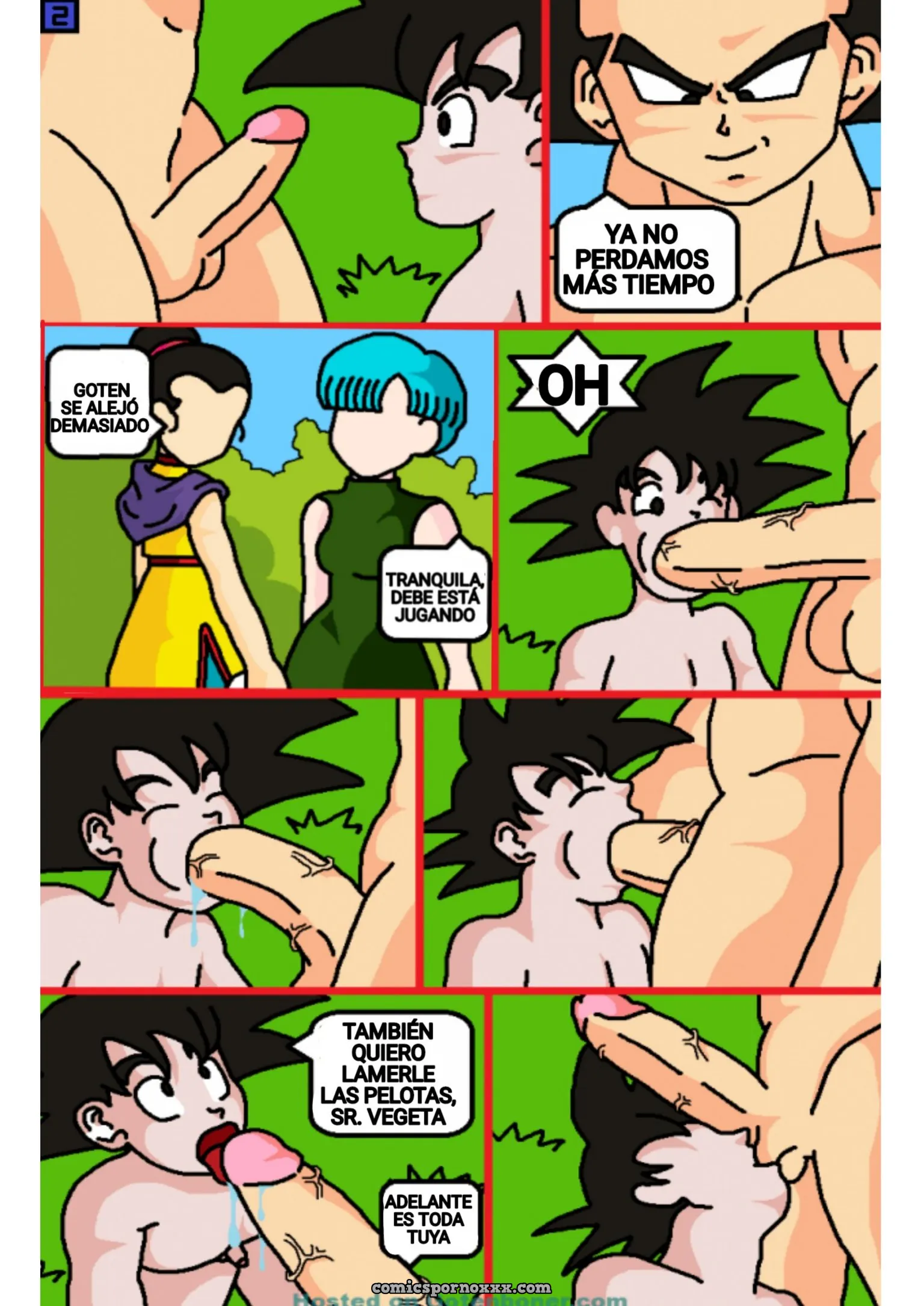 Vegeta Saborea El Culo de Goten - Página 3