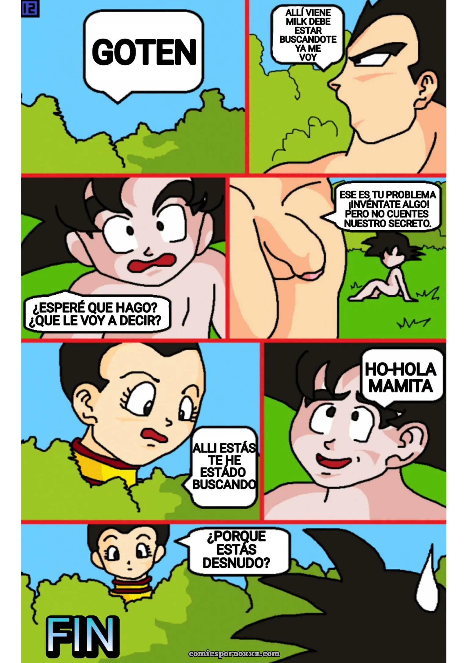 Vegeta Saborea El Culo de Goten - Página 9