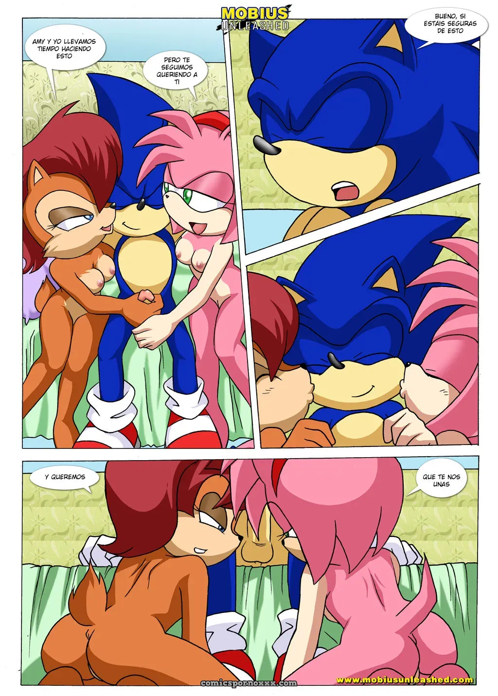 Divertida Noche De Sábado #1 (Saga Completa De Sonic, Sally, Amy, Tails, Knuckles) - Página 11