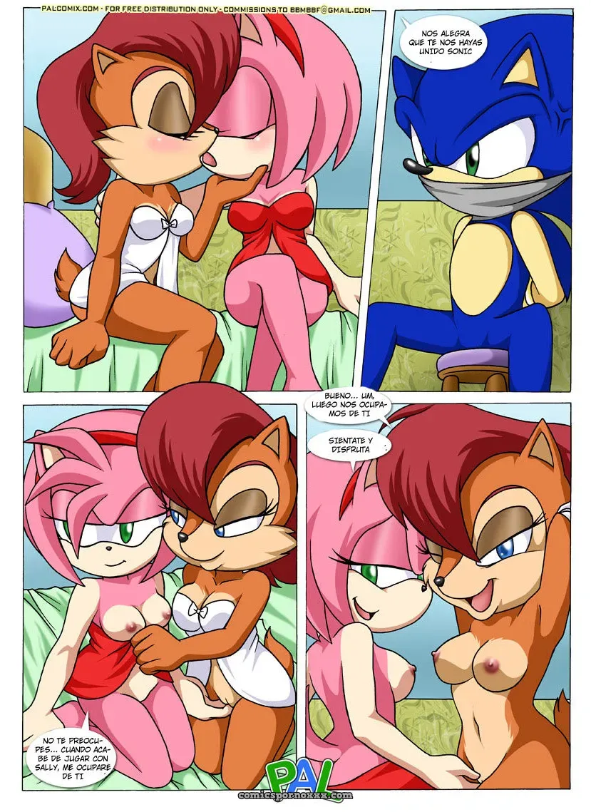 Divertida Noche De Sábado #1 (Saga Completa De Sonic, Sally, Amy, Tails, Knuckles) - Página 2