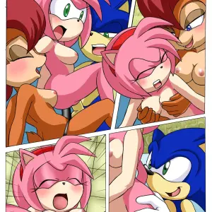 Divertida Noche De Sábado #1 (Saga Completa De Sonic, Sally, Amy, Tails, Knuckles) - Página 8