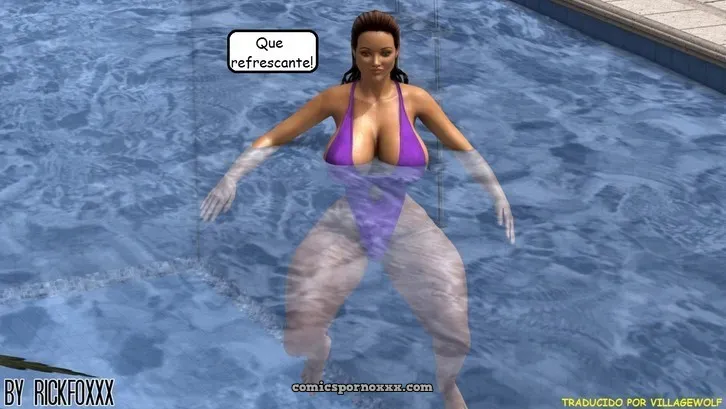 Heavenly Pool Lesson (Profesora Culona Follada Por Su Alumno Del Colegio) - Página 14