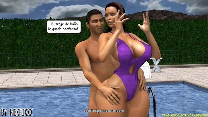 Heavenly Pool Lesson (Profesora Culona Follada Por Su Alumno Del Colegio) - Página 28