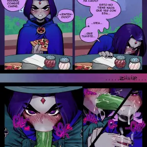 Raven & Beast Boy Sex (Chico Bestia Folla A Raven) - Página 1
