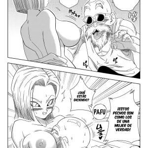 Android 18 Versus El Maestro Roshi - Página 7