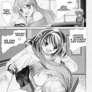 Mugurui -Mirai Shoujo Chijoku Ingi- | El Castigo De Mikuru (Haruki Genia) - Página 2